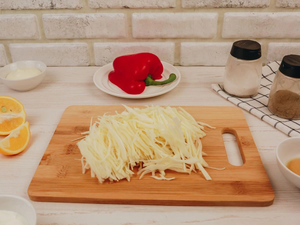 Шаг 2: Салат коул слоу как в KFC