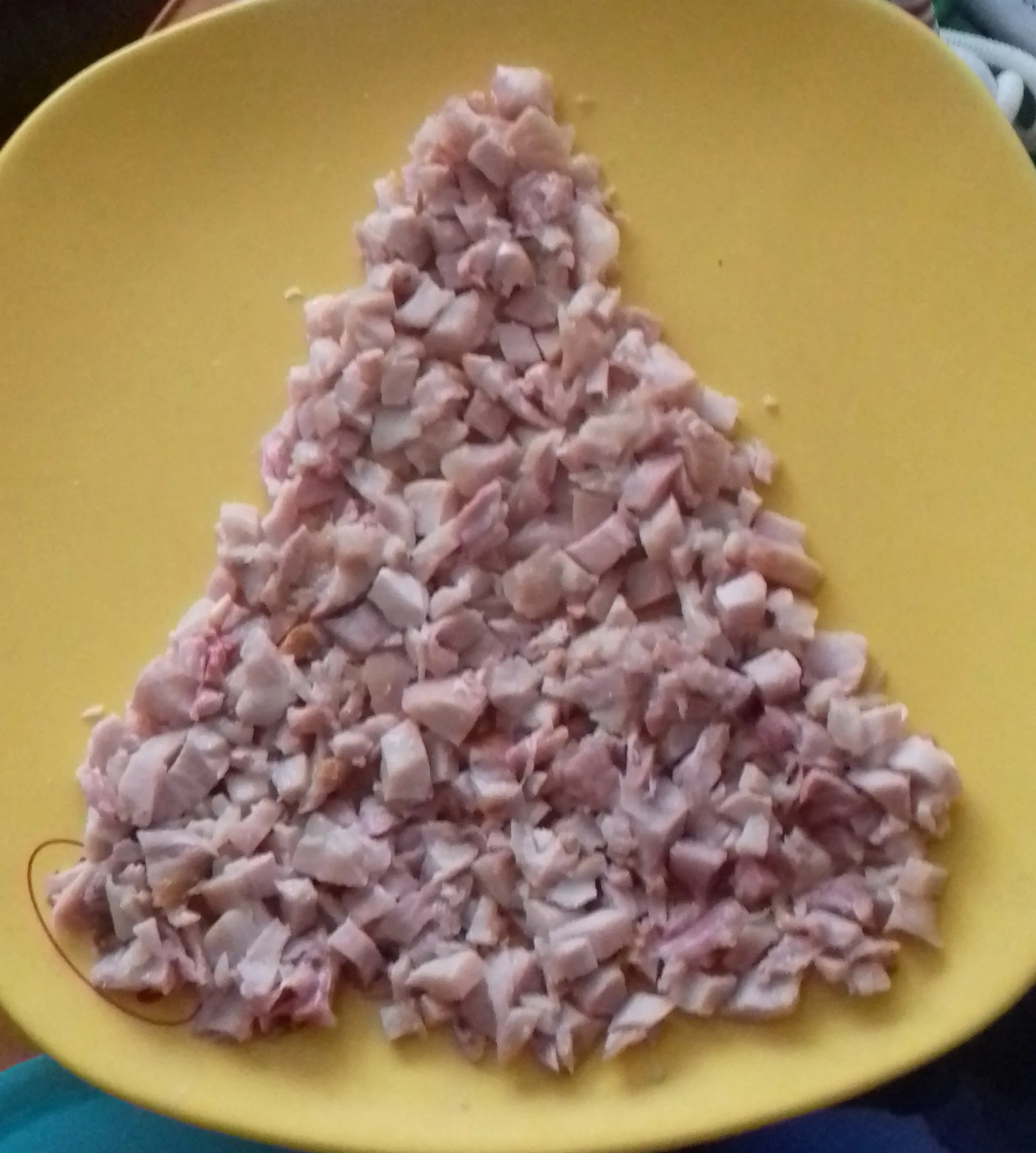 Салат «Малахитовая ёлочка»: шаг 2