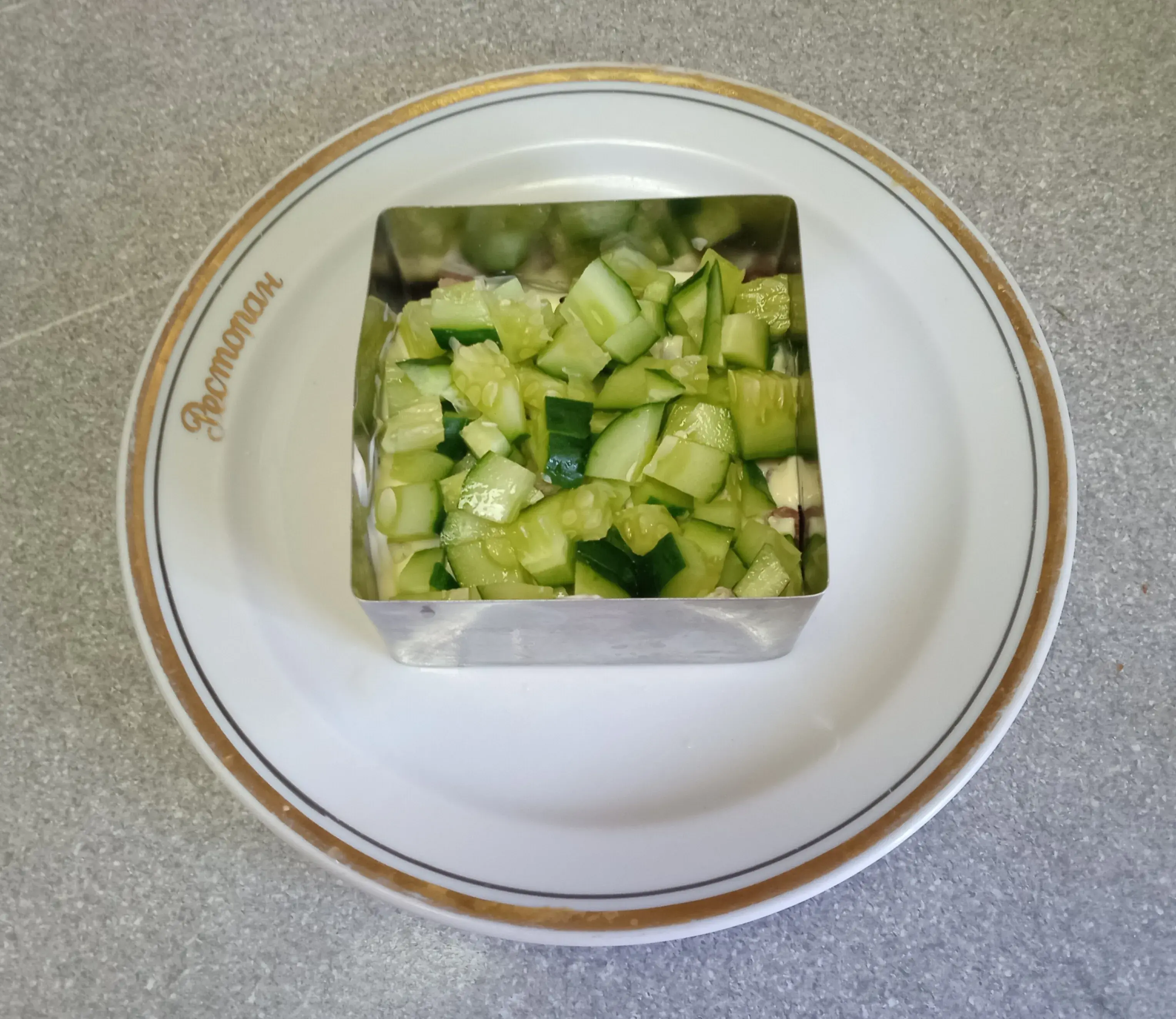 Салат с говяжьим языком: шаг 2