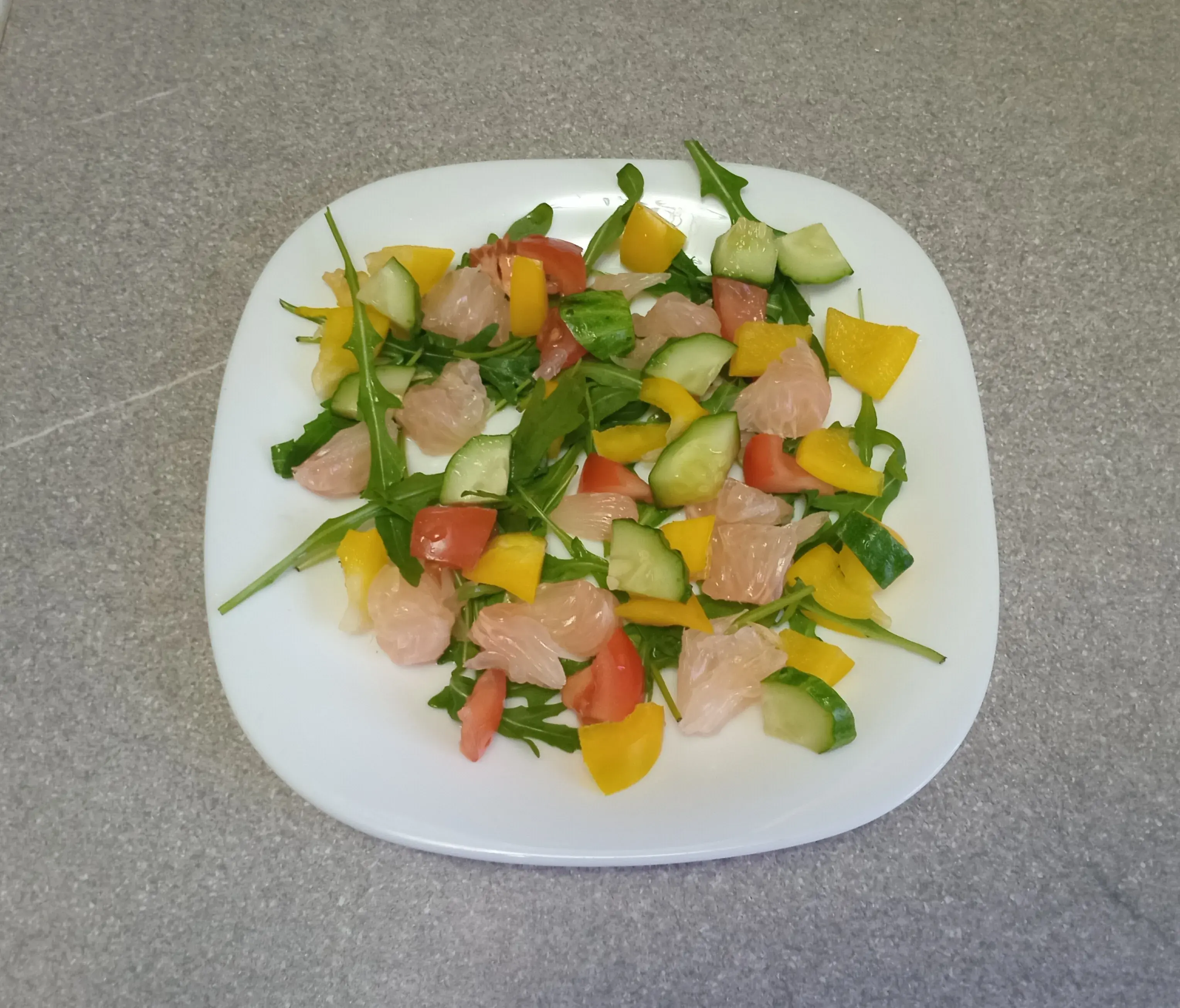 Салат с помело: шаг 2