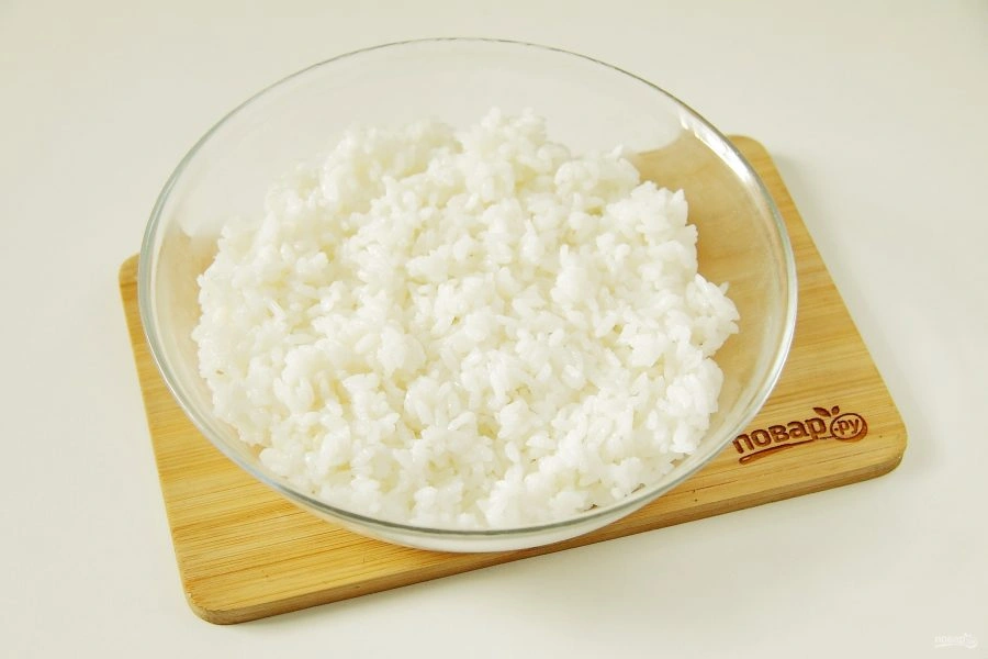 Шаг 2: Салат "Суши"