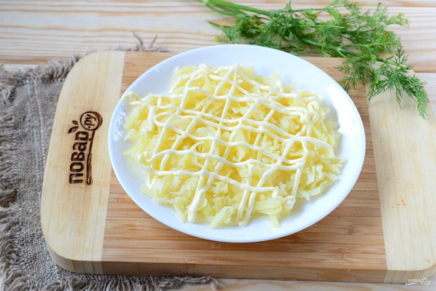 Шаг 2: Салатом Страсть и любовь