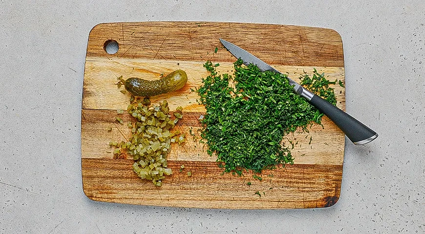 Сэндвич с наггетсами: шаг 2