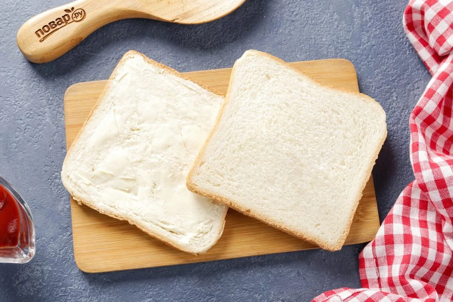 Шаг 2: Сэндвич в аэрогриле