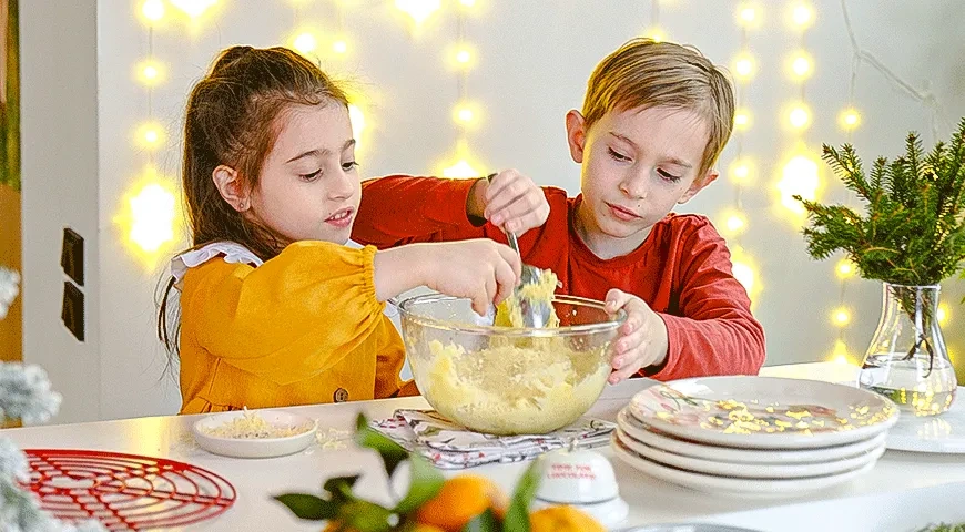 Сэндвичи из картофельных вафель с ветчиной: шаг 2