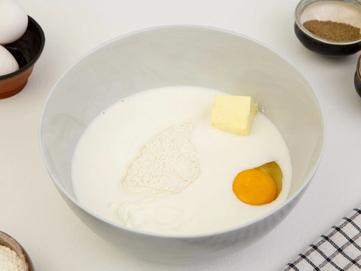 Шаг 2: Шаньги с грибами и картофелем