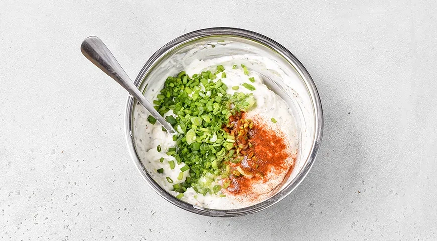 Шаурма с креветками: шаг 2