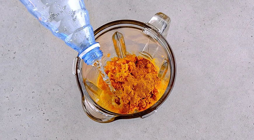 Смузи из моркови, яблока и апельсина: шаг 2