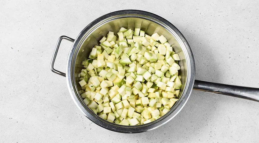 Соус из кабачков: шаг 2