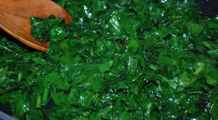 Спанакопита (греческий пирог со шпинатом): шаг 2