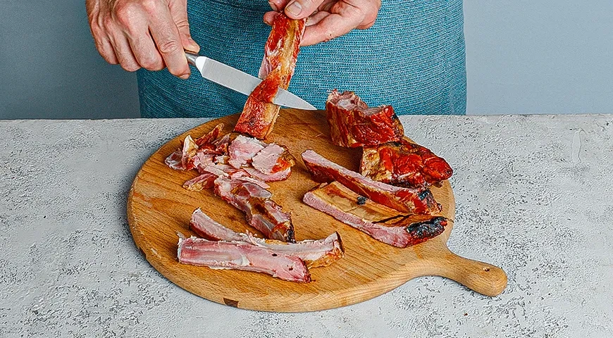 Суп гороховый с копченостями классический: шаг 2