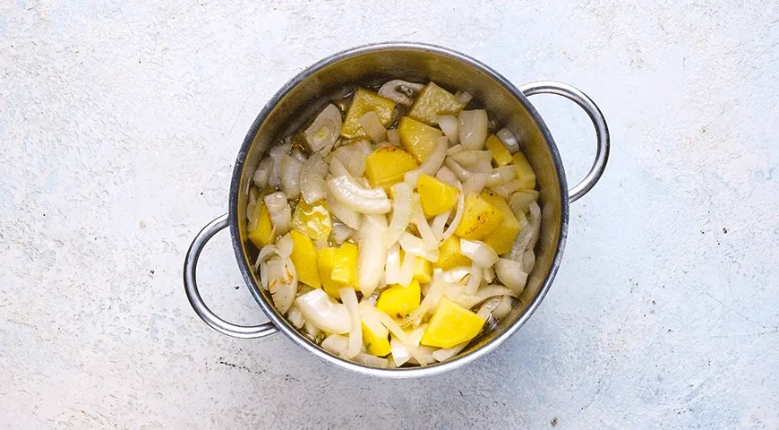 Суп из зеленого горошка в итальянском стиле: шаг 2