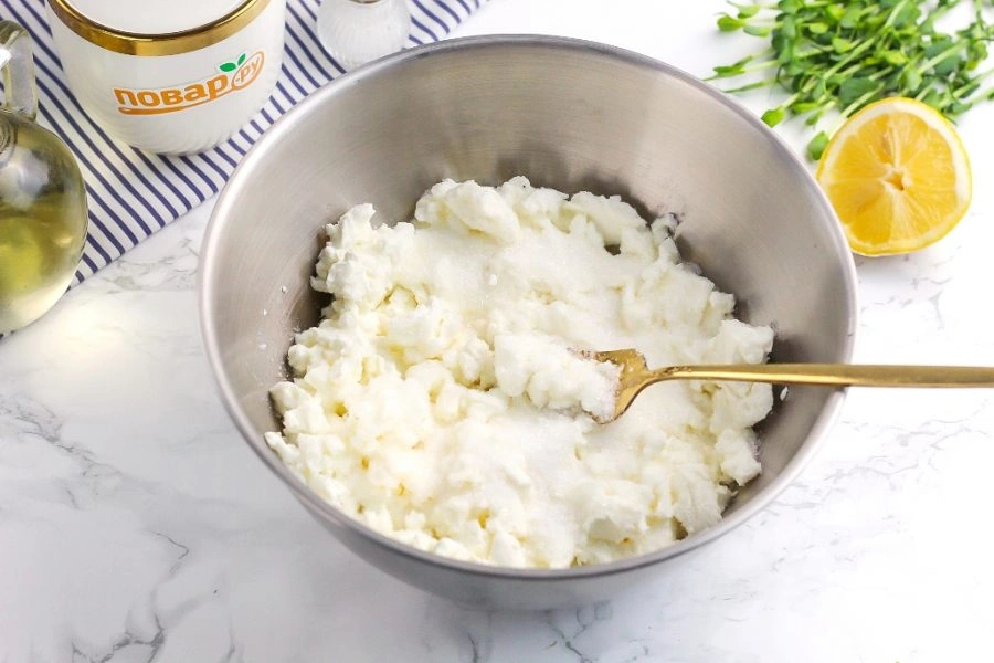 Шаг 2: Сырники запеченные в духовке