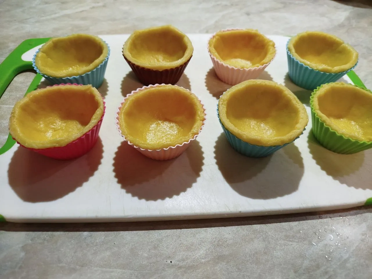 Шаг 2: Тарталетки с лимонным курдом