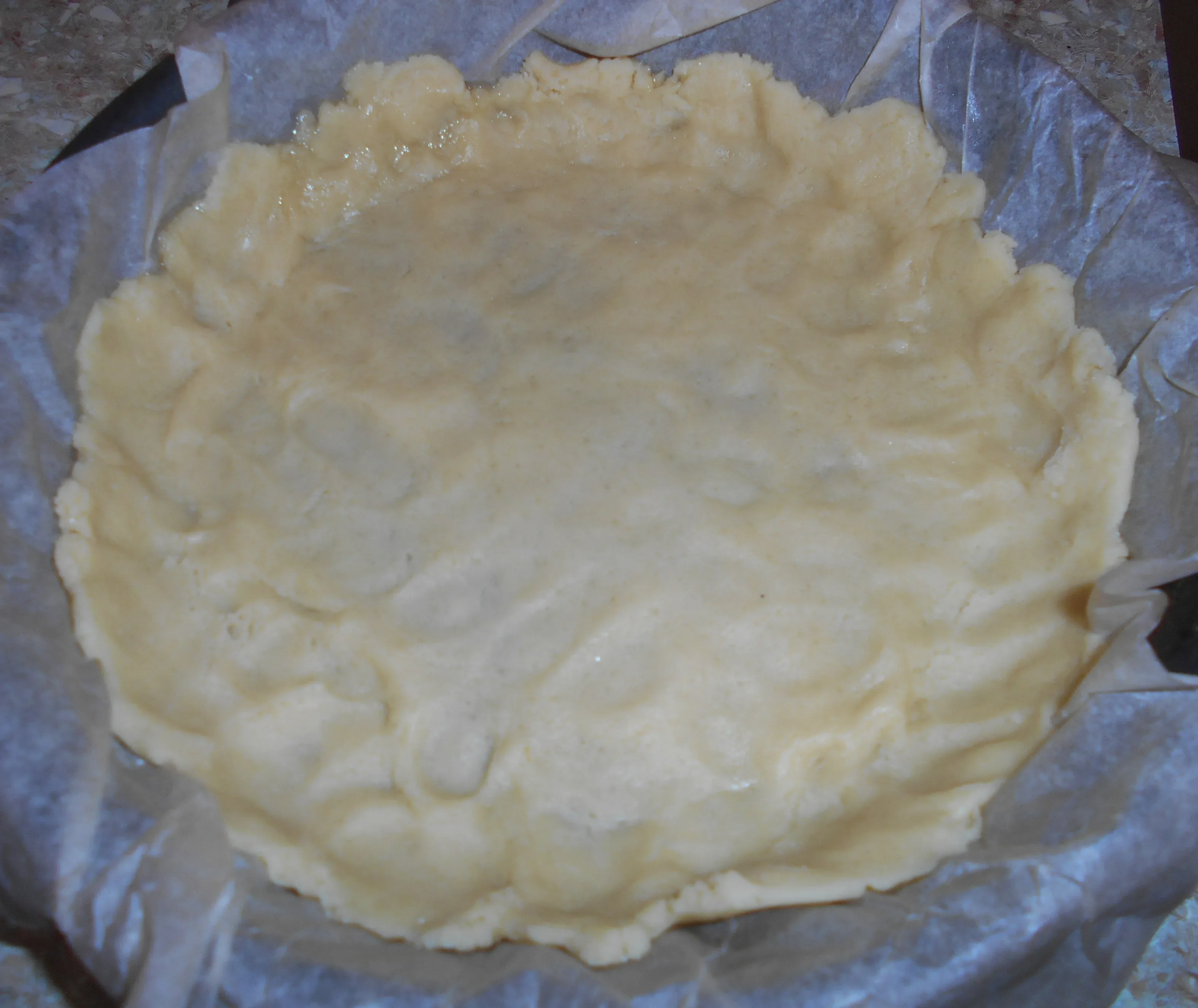 Тёртый пирог с яблочным вареньем: шаг 2