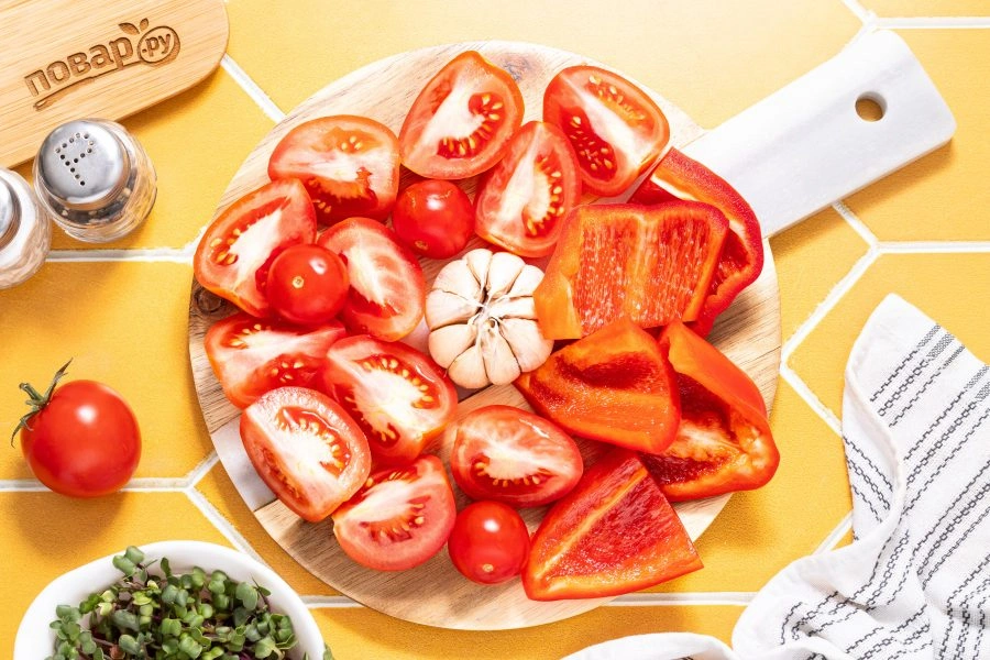 Шаг 2: Томатный крем-суп