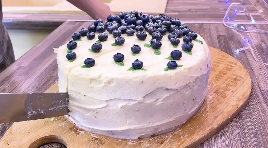 Торт с муссом из белого шоколада: шаг 2