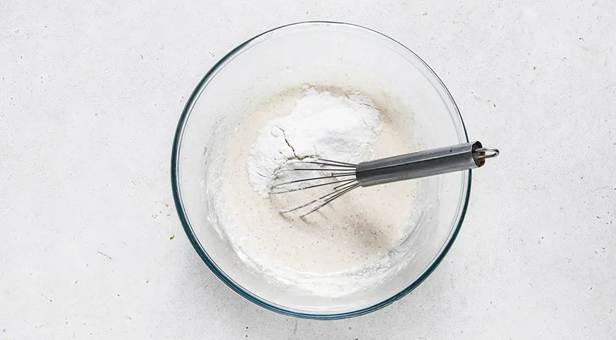 Трубочки с творогом из лаваша в духовке: шаг 2