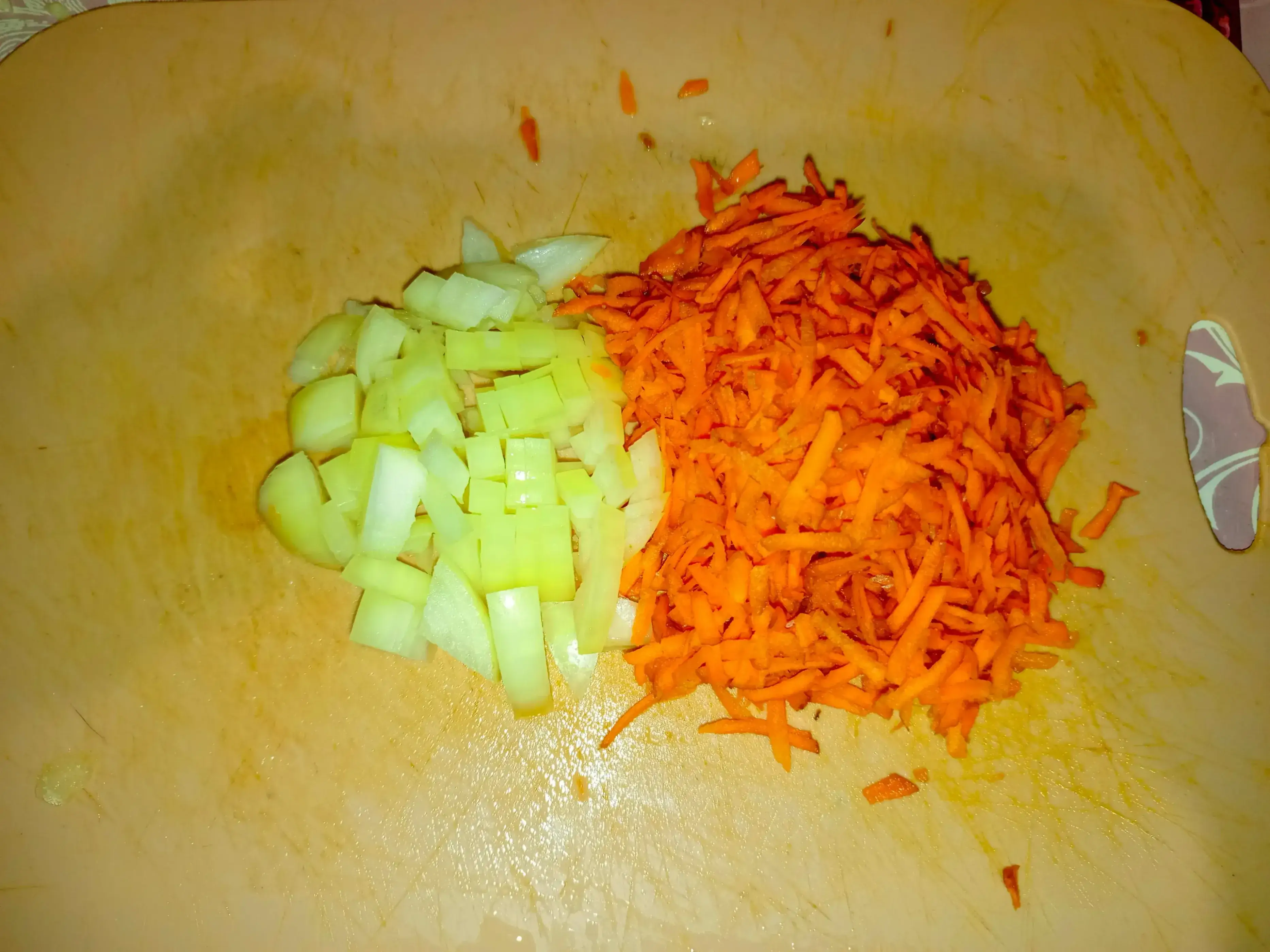 Капуста с куриной грудкой: шаг 2