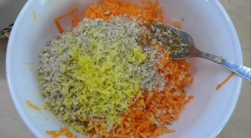 Творожно-морковный десерт: шаг 2