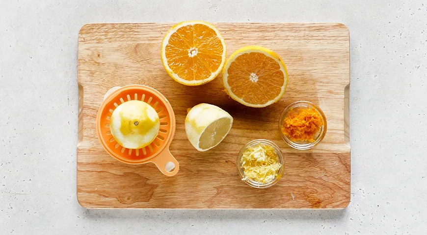 Тыква как манго с апельсином и лимоном: шаг 2