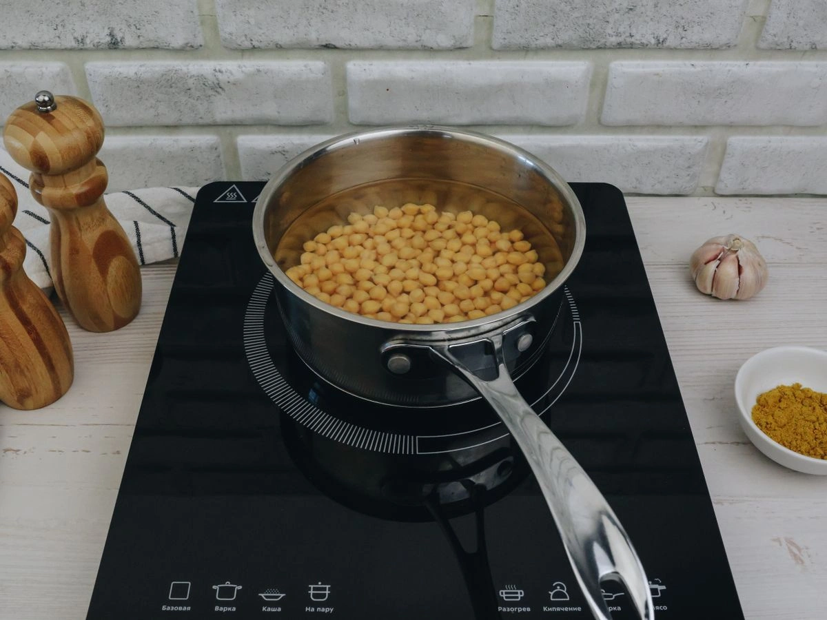 Шаг 2: Тыква с нутом