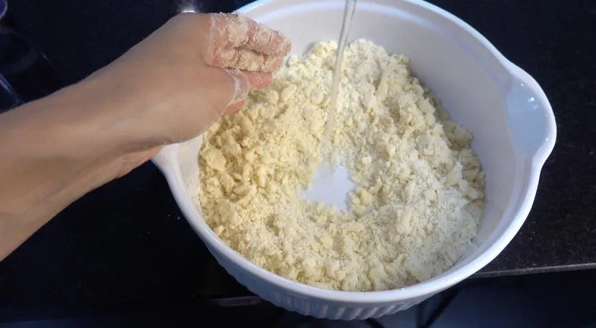 Тыквенный пирог с творогом в духовке: шаг 2