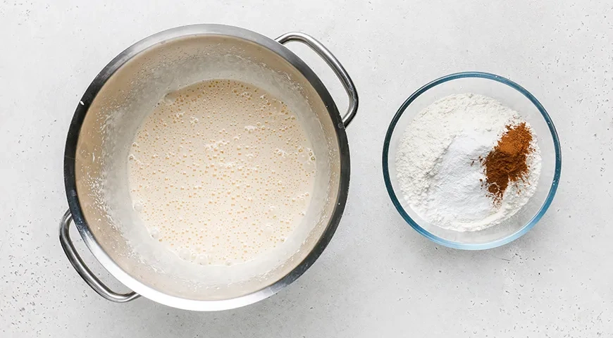 Тыквенный торт с крем-чизом: шаг 2