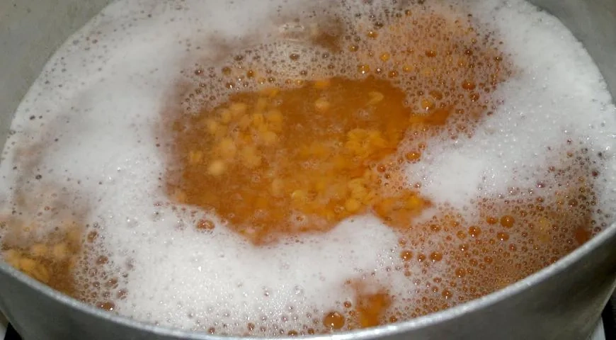 Тёплый салат из чечевицы, куриной печёнки и сладкого перца: шаг 2