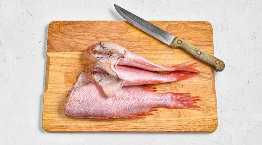 Уха из морского окуня: шаг 2