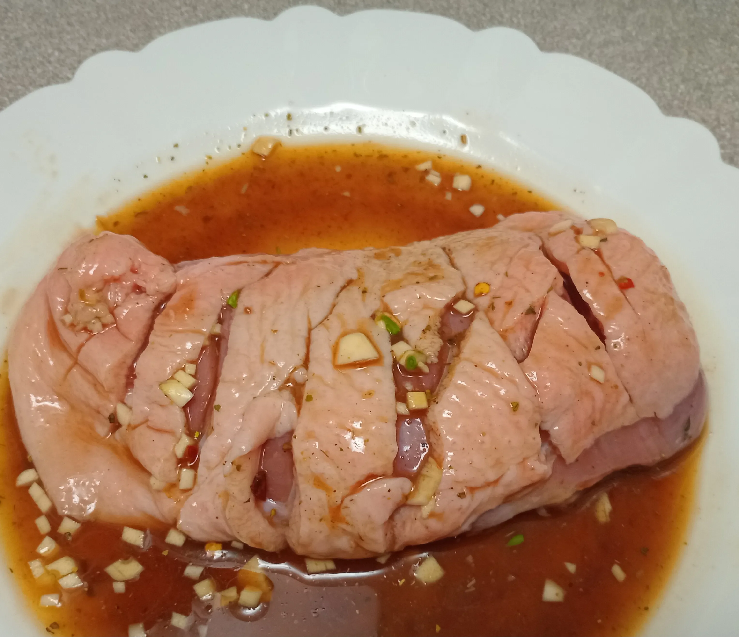 Утиная грудка запечённая с овощами: шаг 2