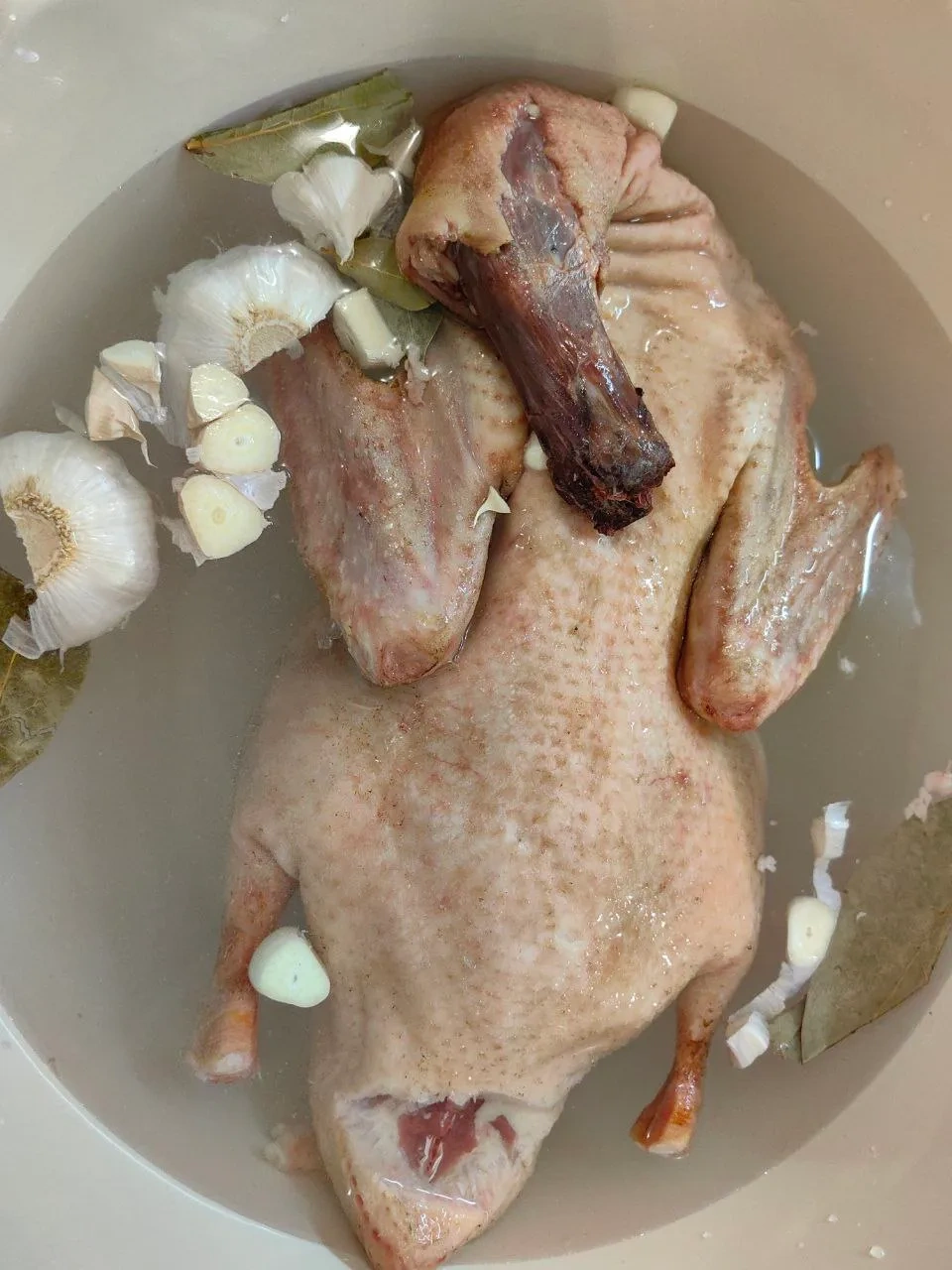 Утка с яблоками: шаг 2