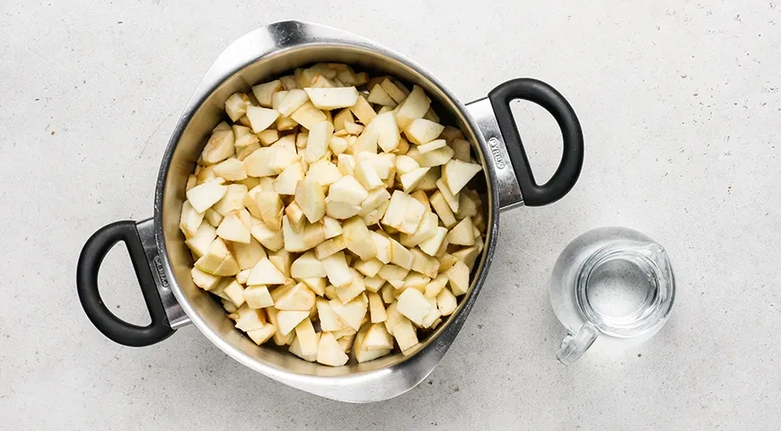 Варенье из яблок без сахара: шаг 2