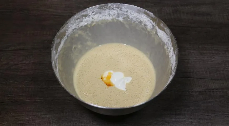 Венские вафли без сливочного масла в вафельнице: шаг 2