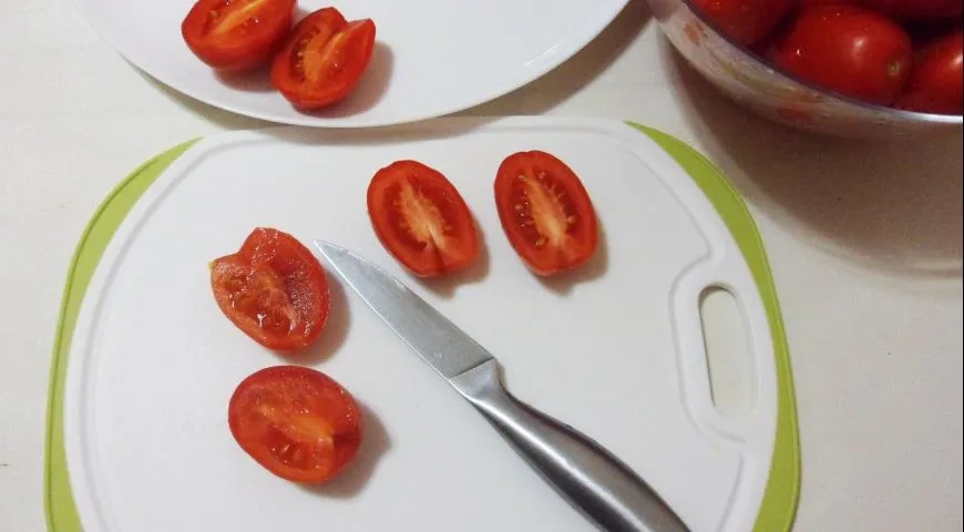 Вяленые помидоры на зиму: шаг 2