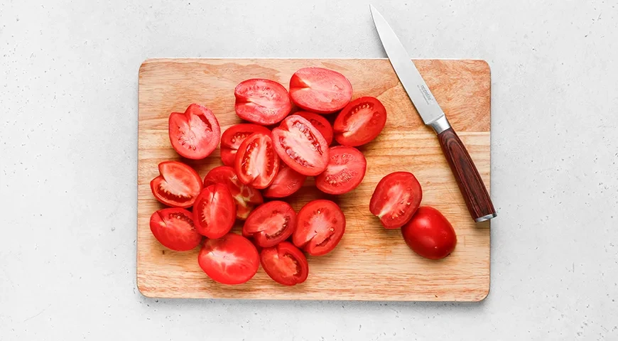 Вяленые помидоры в сушилке: шаг 2