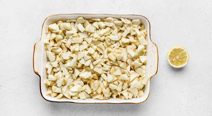 Яблочное повидло в духовке: шаг 2