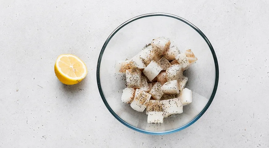 Запеченная треска под сливочно-сырной корочкой: шаг 2