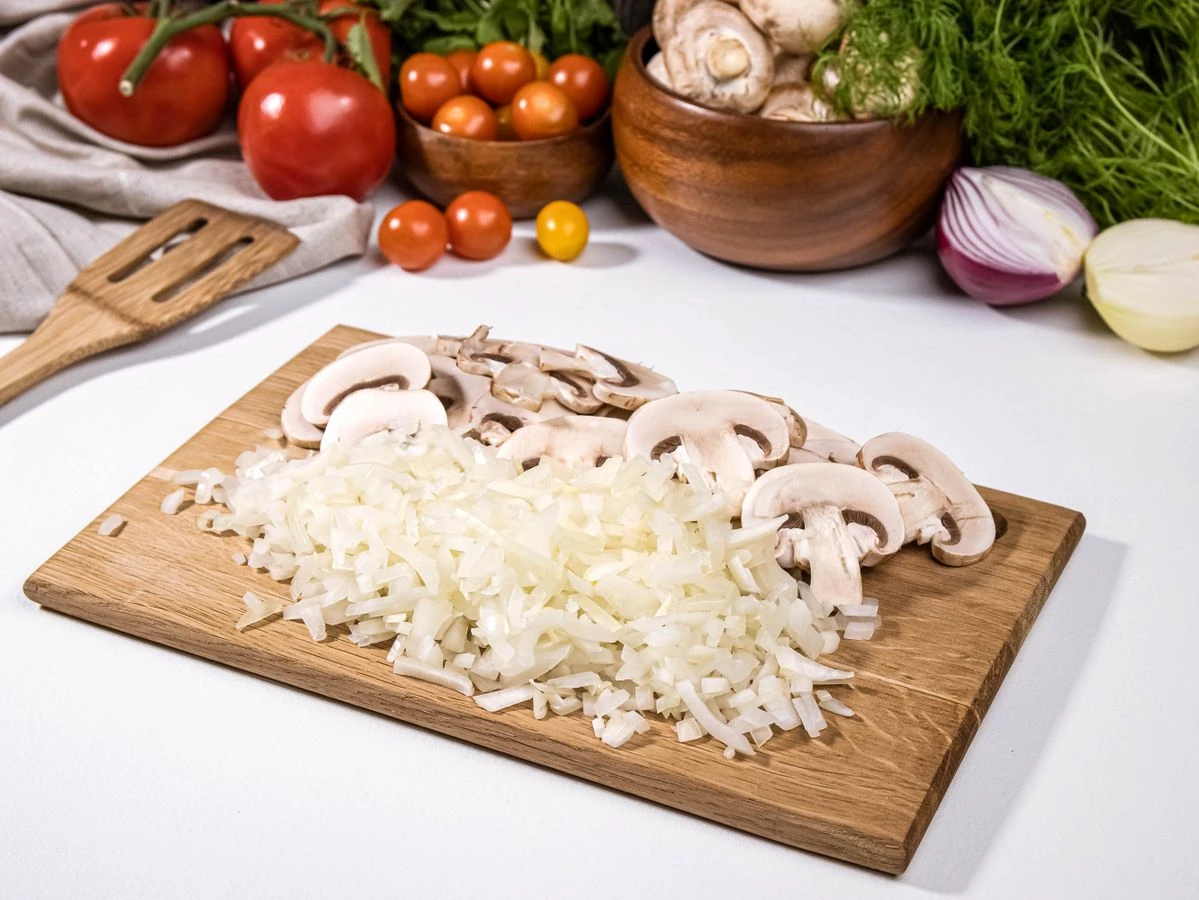 Шаг 2: Запеченный картофель с курицей