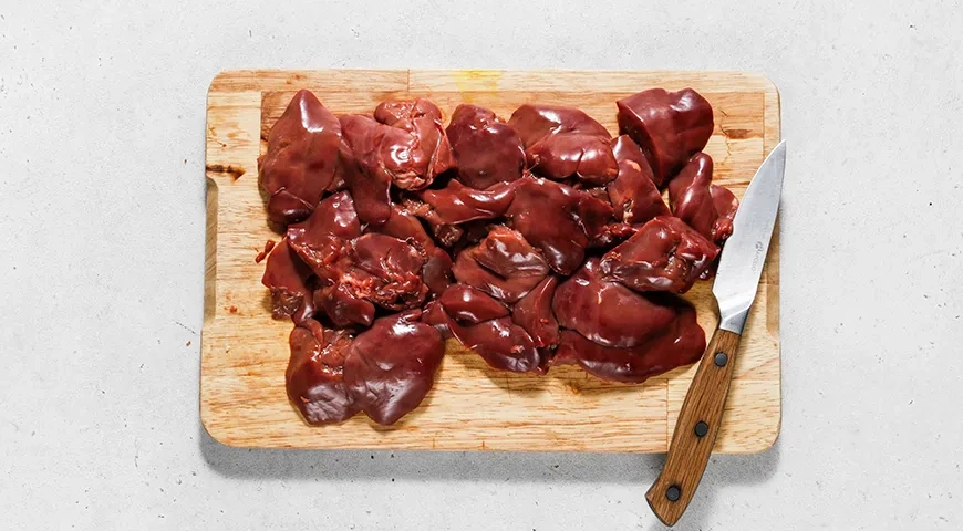 Запеканка с куриной печенью: шаг 2