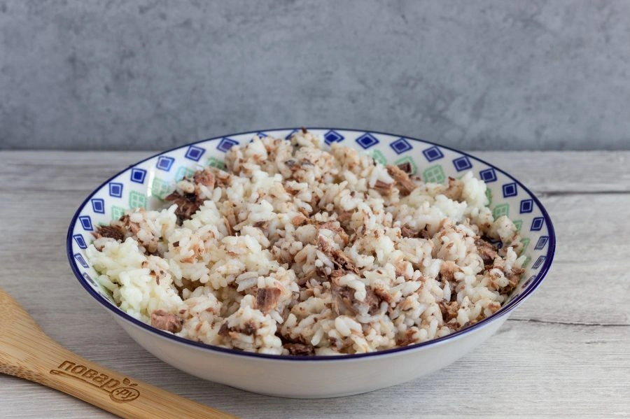 Шаг 2: Запеканка с тунцом под сыр ной корочкой