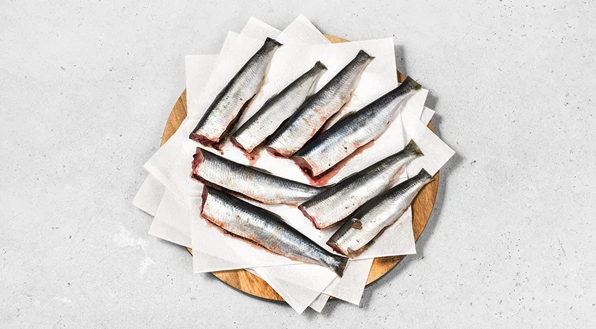 Жареная салака: шаг 2