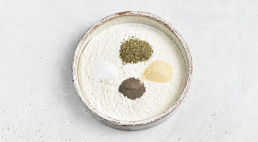 Жареные зеленые помидоры на сковороде: шаг 2