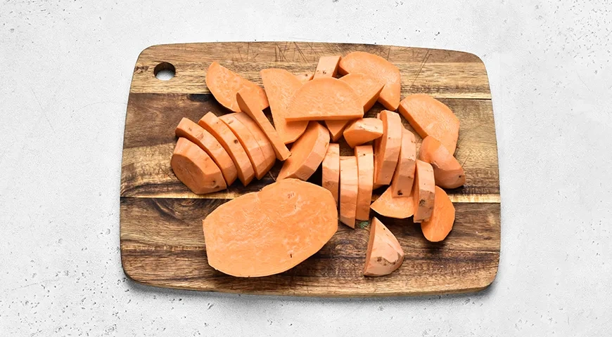 Жареный батат: шаг 2