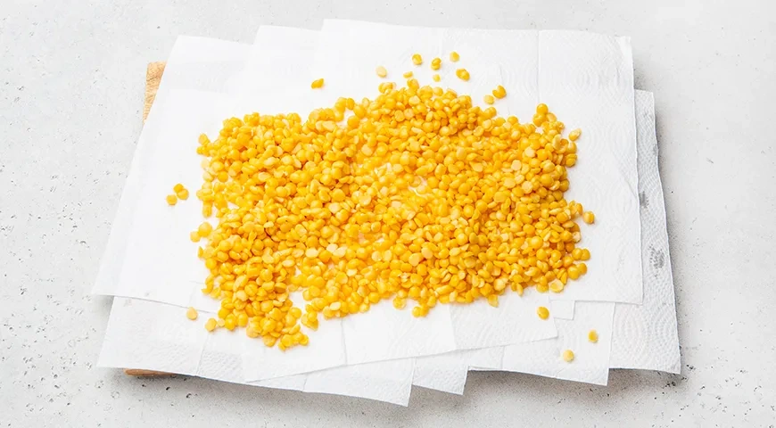 Жареный горох: шаг 2