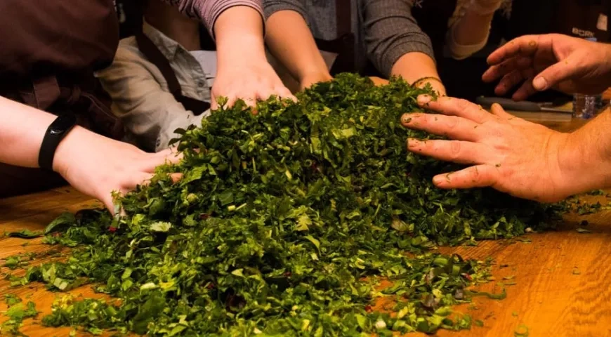 Женгялов хац - карабахский микс: шаг 2