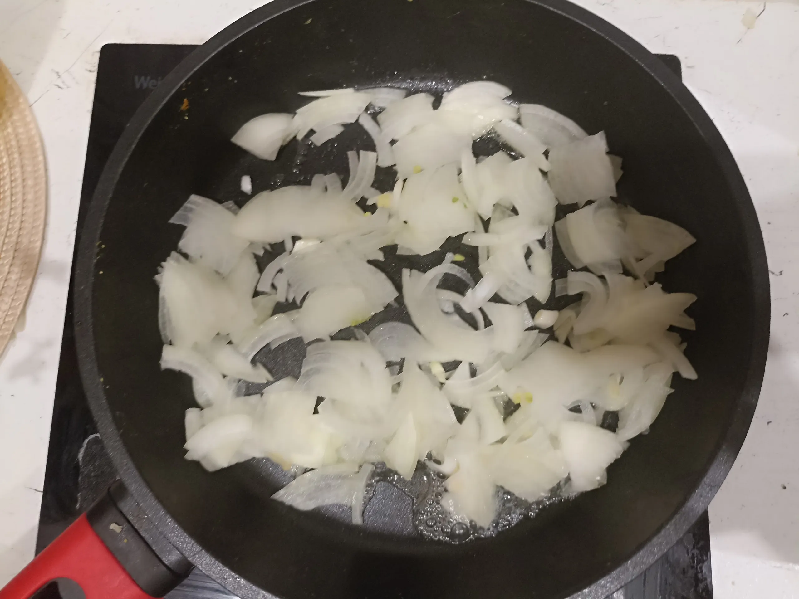 Шаг 2: Жюльен с куриным филе и грибами