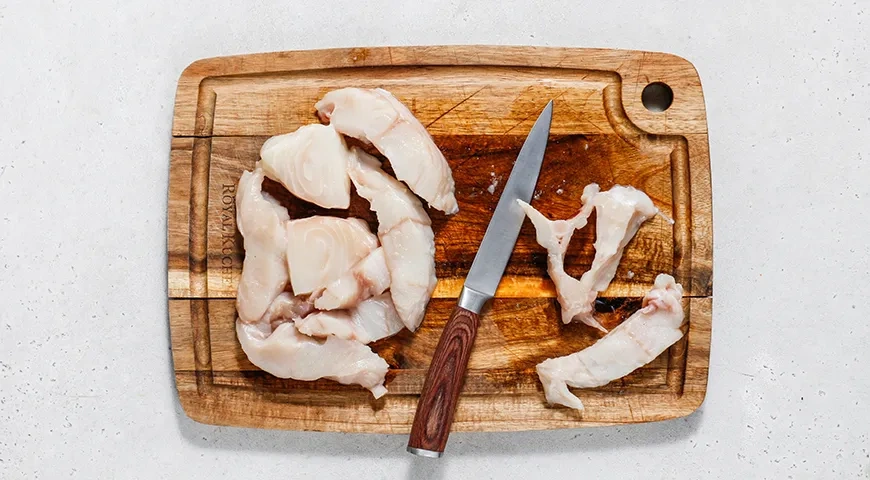 Зубатка в кляре: шаг 2