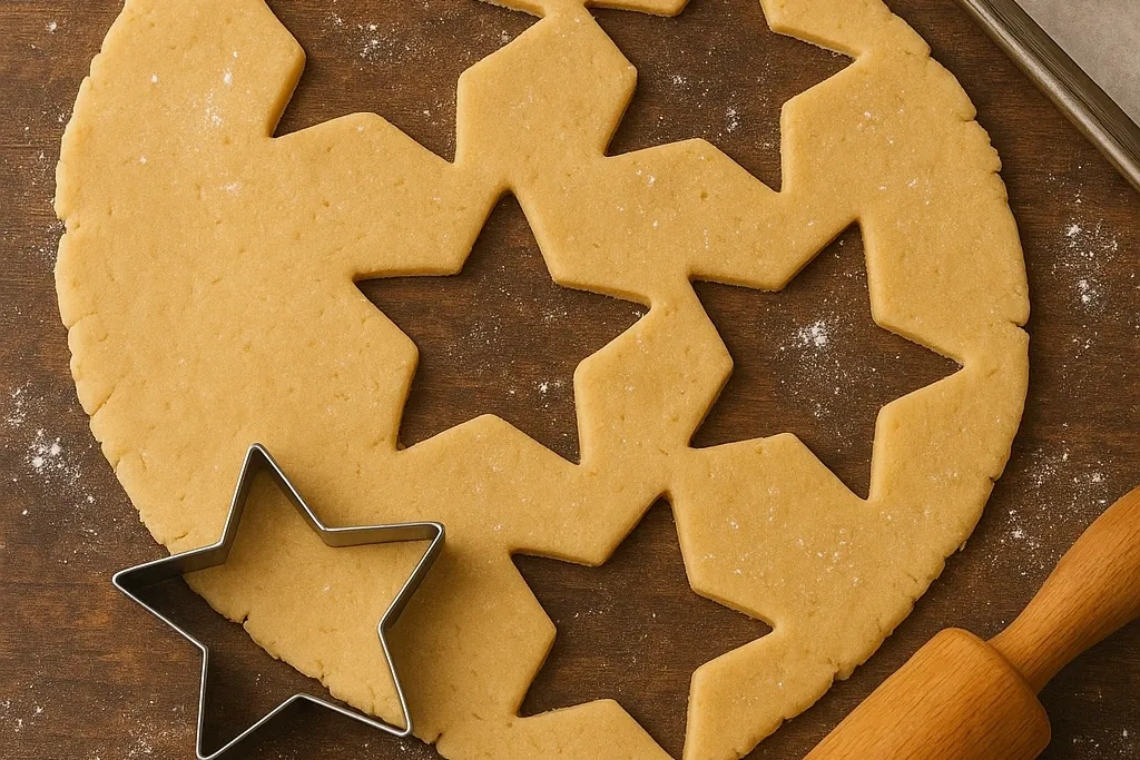 Звёздные пирожные с карамелью и корицей: шаг 2