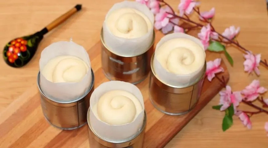 Кулич (паска) с шоколадом и вишней: шаг 22